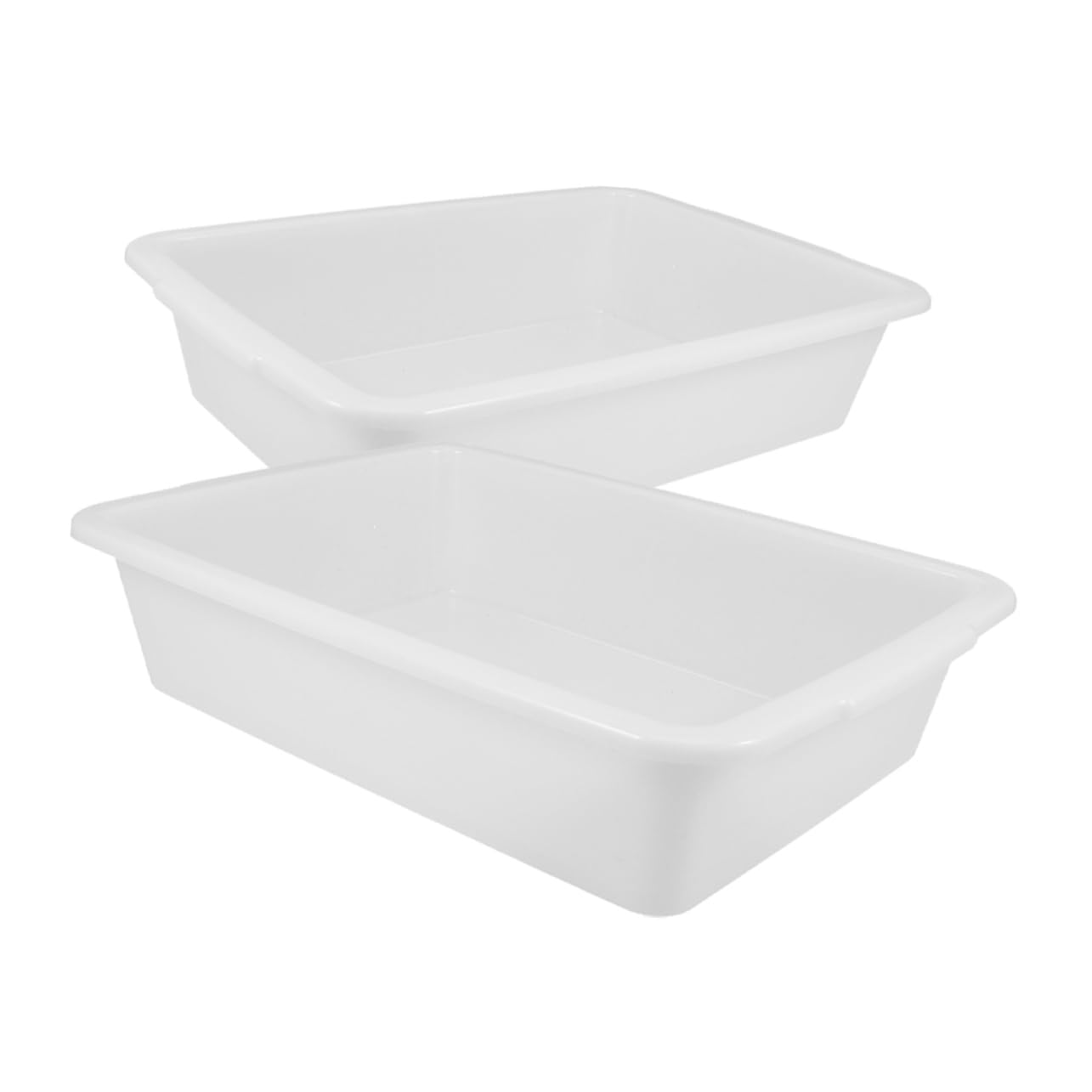 Cabilock Chemical Experimental Tray Spill Design Pcs Plastic Mixing Tray for Lab Research