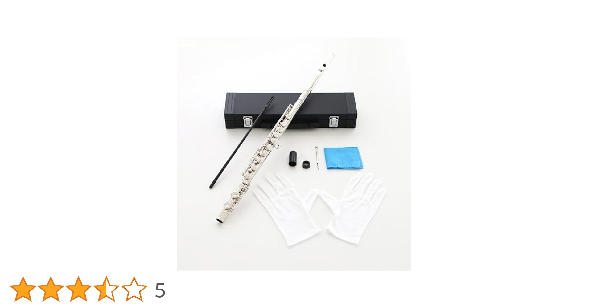 フルートセット（入門者向け）初心者用 白銅製 練習用 16穴 Cキー Amazon | フルートセット 入門者向け 初心者用 学生 白銅製 練習