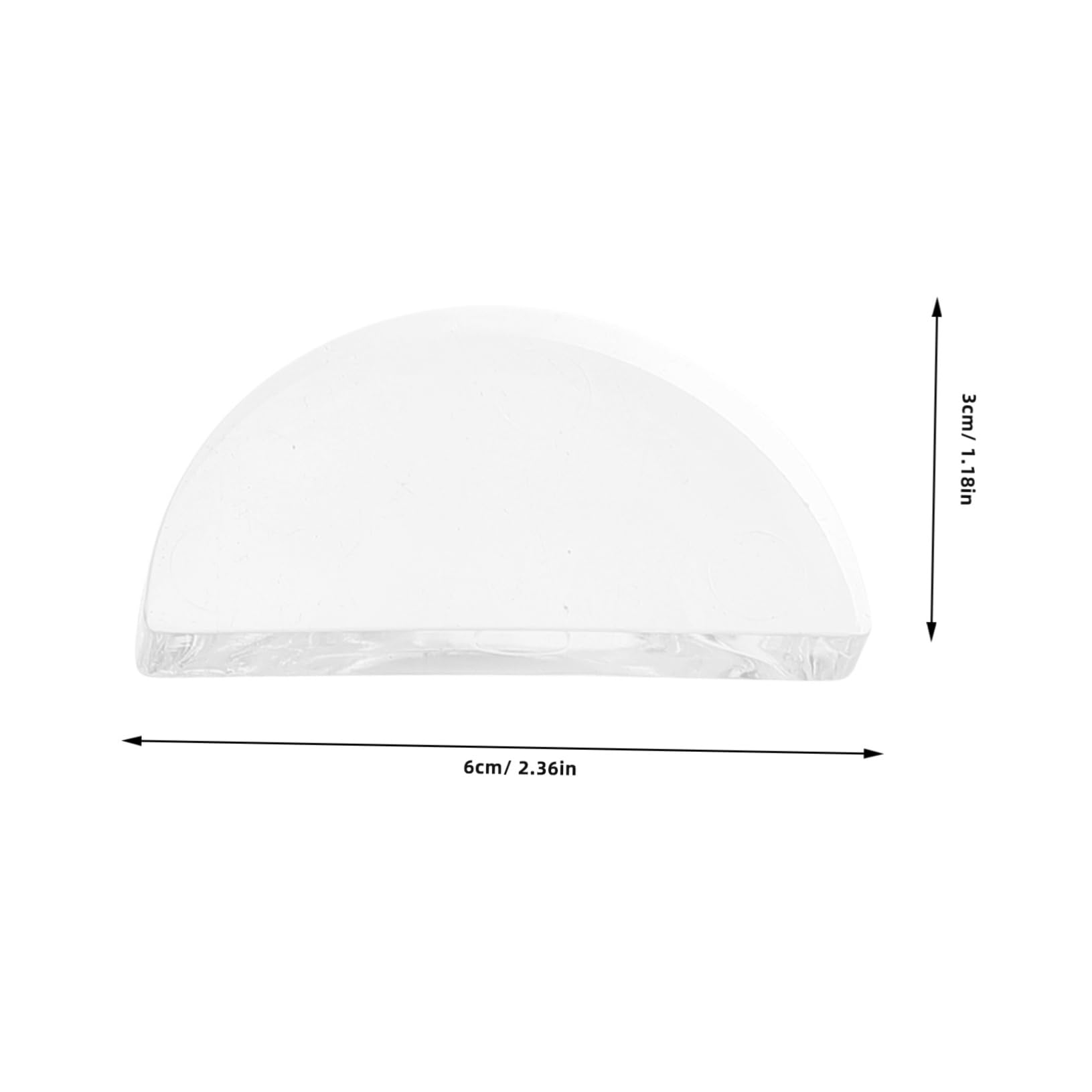 Homoyoyo 6-Piece Acrylic Optical Lens Set Convex Concave Lenses Prisms for Physics