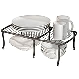 InterDesign 食器棚 収納 ラック 調整可能 パントリー キャビネットYork Lyra ブロンズ 51771EJ