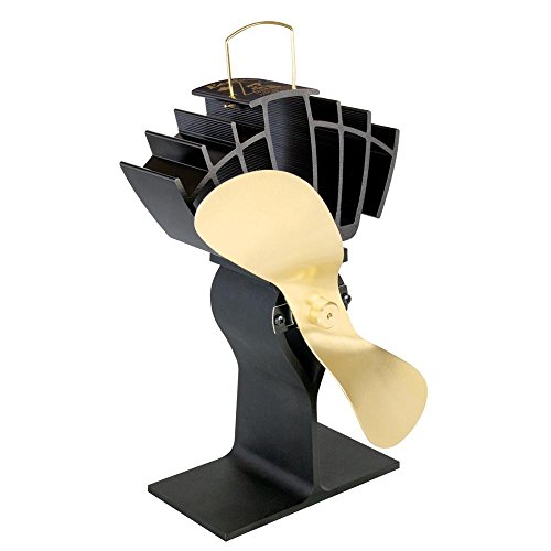 Caframo Limited Wood Stove Fan, Gold Blade