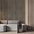 LHIUEM Brown Wood Wallpaper Wall Contact Paper Brown Slat(17.3X118in) Vintage Light Gray Matte Peel and Stick Oak Slat Wood Removable Wallpaper Faux Wooden Panels Wall Paper for Living Room Office