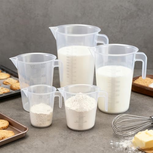 Set de vasos medidores 3 piezas plástico BPA Free miniatura 2