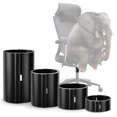 Sytopia 4 abrazaderas de resorte de gas para silla de oficina, herramienta de resorte de gas para sillas de detención de hundimiento, hasta 450 kg, no requiere herramientas, altura de silla ajustable