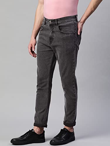 Image of Hubberholme Men's Stretchable Slim Fit Jeans - Casual Cotton Jeans for Men