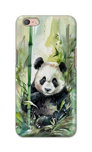 Image of Printed Hard Back Cover for Oppo A71 2018 Back Cover (Panda -J1) -190724(EA)