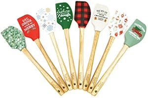 Krumbs Kitchen Assorted Silicone Christmas Spatula: Case of 24