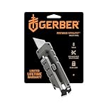 Gerber Prybrid Utility, Pocket Utility Knife with Prybar, Grey [31-003745]
