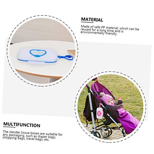 Lot de 2 boîtes à lingettes en PP durable et robuste