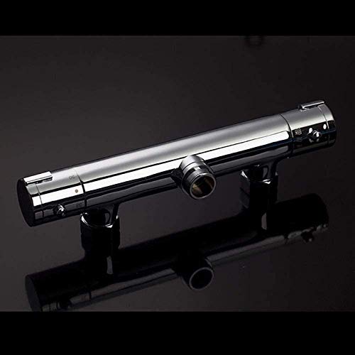 Preisvergleich Produktbild Duschset Duschset Duschsystem Thermostatischer Duschhahn Wandmontierter Doppelgriff-Wasserhahn Auslauf Füller Umlenker Chrom Badewanne Ventil Wasserhahn Mischbatterie Duschsystem (Farbe: Hw5521)