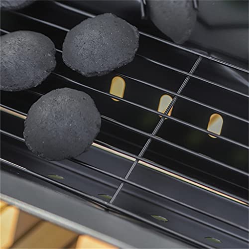 Parrilla portátil tipo X plegable para barbacoa en jardín con kit de herramientas completo 5