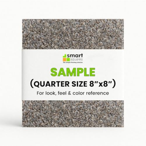 Smart Squares in A Snap Plush Carpet Tiles (Sample, 389 Stonehenge)