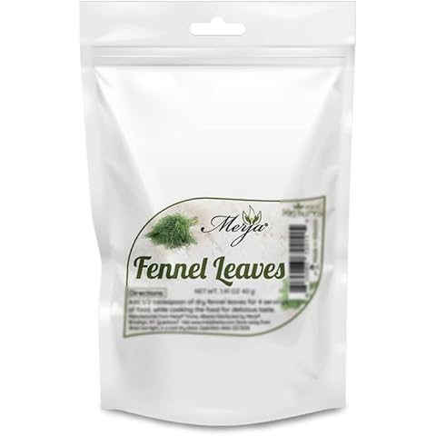 Merja Herbs Mediterranean Fennel Leaves - Reduce Constipation & Support Digestion - Seasonings for Meat & Soups - 100% Natural Ground Leaves 40gr 1.41Oz Cover