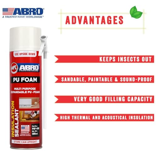 ABRO PUF-450 DIY PU Foam Sealant Spray - Image 4