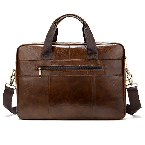 Xieben Lederen schoudertas, zakelijke crossbody reistas, polstas, uniseks - Image 3