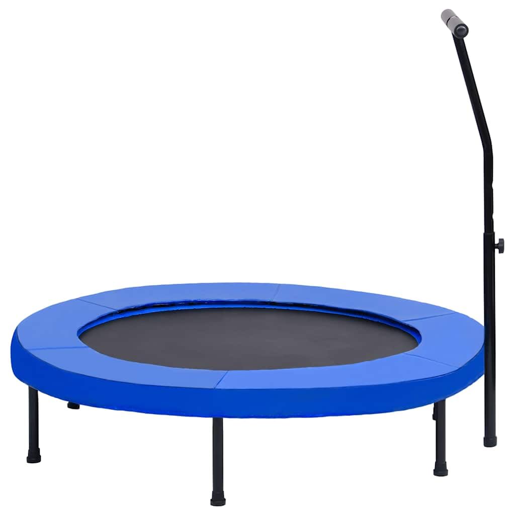 Trampolín de fitness con barra en T y protección