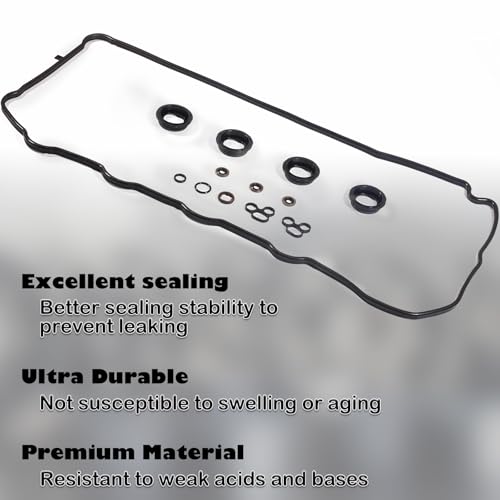 Image of VS50825R Valve Cover Gasket Compatibility for Toyo ta Camry 2.5L, RAV4, Le xus ES300h NX300h, Sc ion TC 2.5L, High Lander, Sien na, Ven za 2.7L (2010-2020) - Replace VS50721