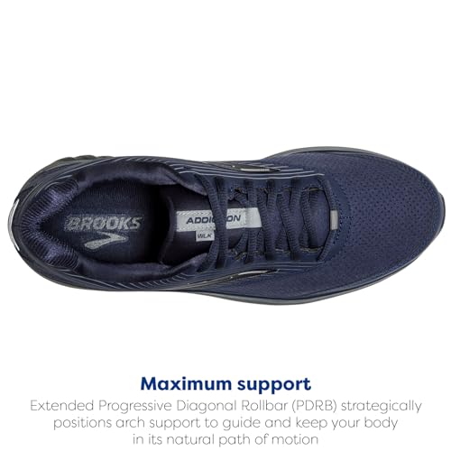 Brooks Brooks Men's Addiction Walker Suede Walking Shoe - Peacoat/Shade/Peacoat - 8 Wide