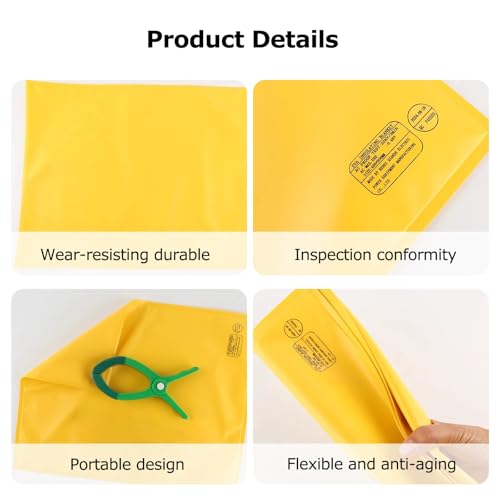 Tapis imperméable isolant jaune pour éliminer les risques d'électrocution