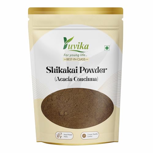 Image of YUVIKA Shikakai Powder - Acacia Concinna - Soap Pod Powder 100 Grams