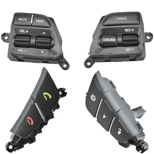 Boutons commande volant KIA Ceed JD interrupteur multifonction bleu K3 - 2