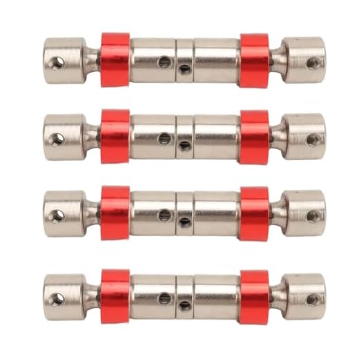 Eixo de Transmissão da Esteira Rolante RC, Eixo de Transmissão da Esteira Rolante RC 65-75mm de Aço Ajustável (Prata)