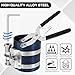 Wogomz Car Engine Piston Ring Installer Removal Kit, Piston Ring Compressor with Piston Installer Plier, 2-1/8