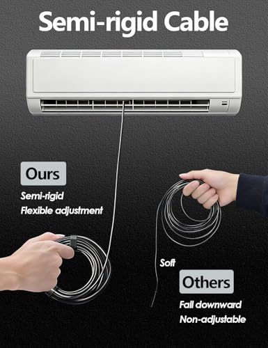 Cámara de endoscopio de doble lente con luz, boroscopio HD 1920P con 8 LEDs ajustables, cable semirrígido de 5 metros, herramienta de inspección impermeable IP68 miniatura 3
