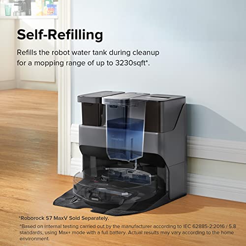 Image of Roborock Empty Wash Fill Dock, Self-Washing, Self-Emptying, Self-Refilling, Self-Cleaning, App-Controlled, Suitable for Roborock S7 MaxV, S7 MaxV Plus, and S7 MaxV Ultra Robot Vacuums