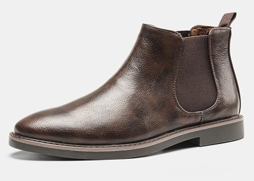 Santimon Mens Chelsea Boots Casual Dress Suede Chukka Western Cowboy Ankle Boots for Men2