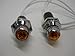 United Pacific (2) Mini Classic Car Truck Dash Switch Indicator Pilot Lights/Amber Lights
