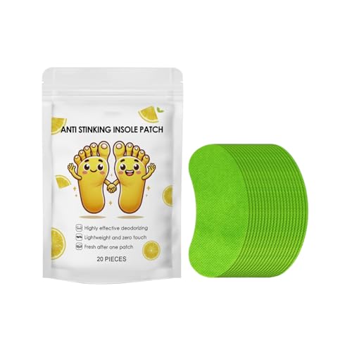 Paquete de 20 eliminadores de olores de zapatos, eliminador de olores de zapatos, desodorante de larga duración, parche de actualización de zapatos