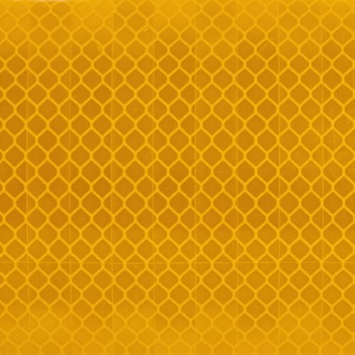 Fita Adesiva Refletiva Luminosa Automotiva 3mx50mm Diversas Cores (Amarela)