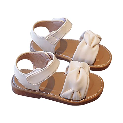 Summer New Solid Color Rubber Sole Soft Lightweight Kids Fashion Beach Sandals Girls Heels Size 1