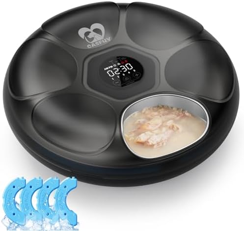 Casfuy Replacement Food Tray for F13-L Automatic Cat Feeder (Stainless Steel) image 5