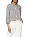 Produktbild TOM TAILOR Damen Streifen Sommer Bluse, Grey Vertical Stripe, 46 EU