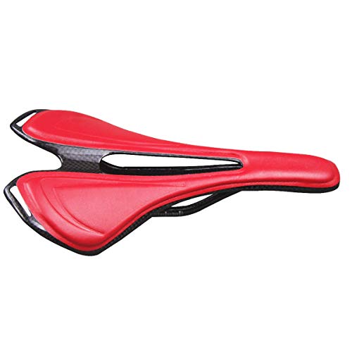 Opera Bike Seat New Super Light Weight 130 g Bicycle Hollow Red Saddle