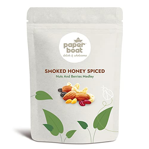 Image of Paper Boat Signature Trail Mix Combo | Protein Crunch Nuts and Seeds Medley (1 X 1000gms) + Honey Glazed Nuts (1 X 200gms)