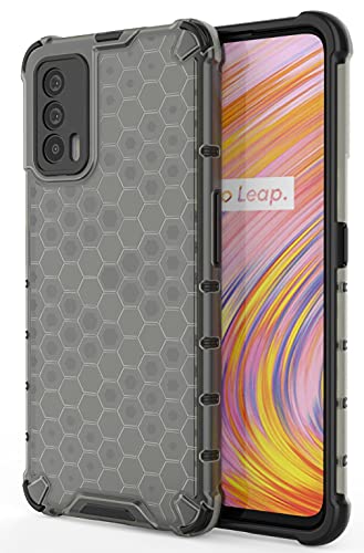 Image of Glasgow Back Case Cover Compatible with Realme X7 (Stylish Design) -Black
