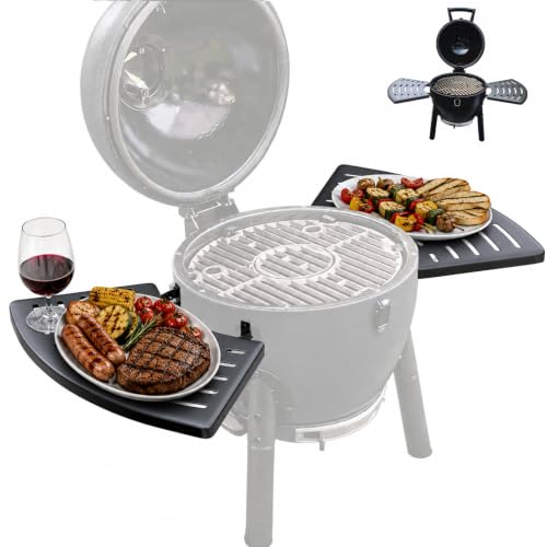 Folding Shelf for CharGriller Kamado Charcoal Grill E86714,Grill Side Table