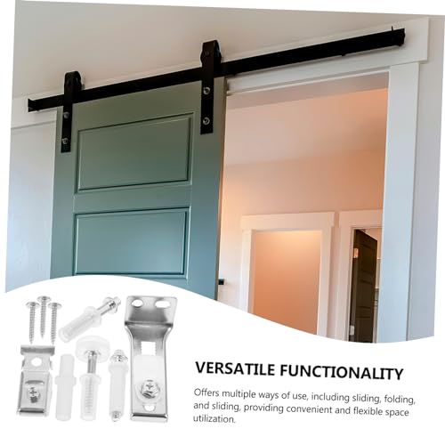 Kit de Herrajes para Puerta Plegable POPETPOP Bifold con Ruedas Guía para Instalación Fácil 1 Set miniatura 7