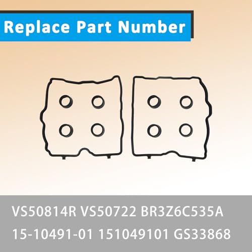 Image of Engine Valve Cover Gasket Set Compatible with Subaru Vehicle Crosstrek Impreza XV Crosstrek 2.0L, Forester Legacy Outback 2.5L H4 2011-2019,Replace for VS 50830 R, VS50830R