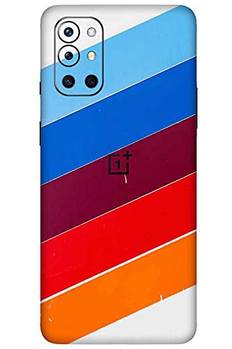 VCAREGADGETSColors Strip Skin Compatible for OnePlus 9R 5G (for Back & Sides with Matte Lamination)