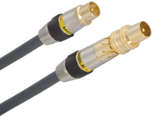 Monster MC 250PCX-2M EU Advance Performance Coaxial PAL Antenna Cable- 2m, Black/White, 2 Meters - Image 2