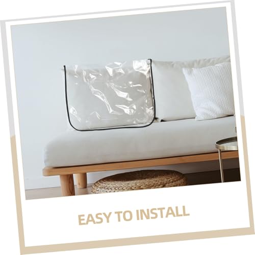 Housse de chaise de coiffure transparent lot de 2 protections imperméables - 4