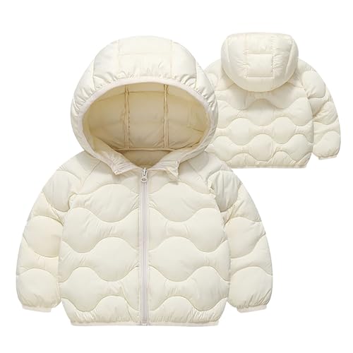 Kids Winter Quilted Puffer Jacket Toddler Hooded Down Coat Girls Boys Bubble Padded Outerwear with Pockets2
