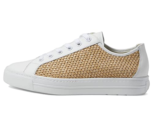 Paul Green Rachel Sneaker White Nature Combo at 4.5 (US Women's 7) M4