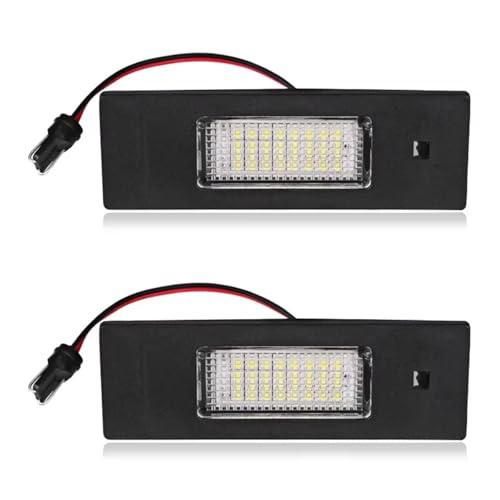 Luz de matrícula con 24 LED de alta luminosidad y tecnología Canbus sin error para Serie 1 y Z4