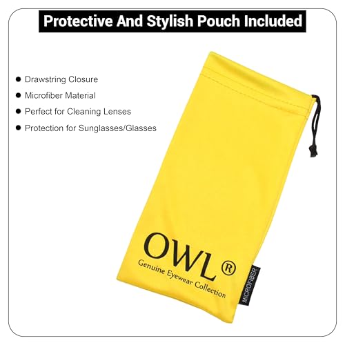 OWL 6 Pairs Retro Style Vintage Sunglasses Colored Frame2