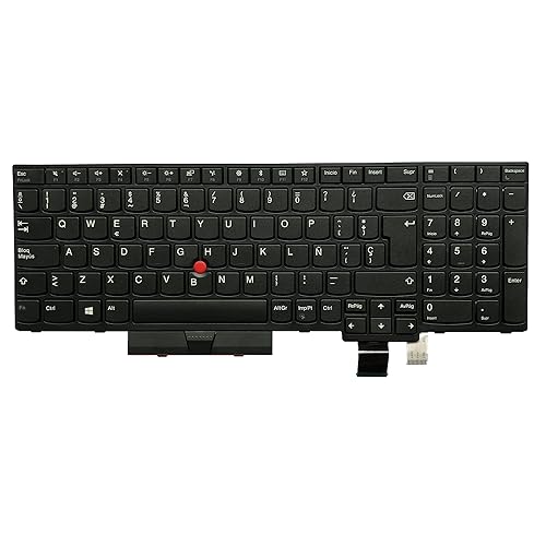 Teclado de portátil Lenovo ThinkPad T570 P51S T580 P52S 01EN928 con diseño español 2